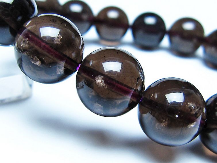 コロンビアナイト コロンビア産 天然ガラス ブレスレット 13mm [t521-2689] 2枚目