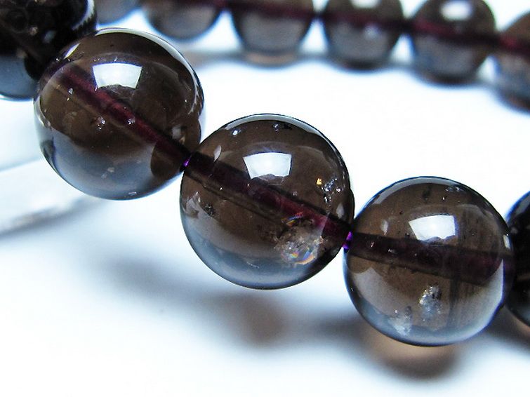 コロンビアナイト コロンビア産 天然ガラス ブレスレット 13mm [t521-2690] 2枚目