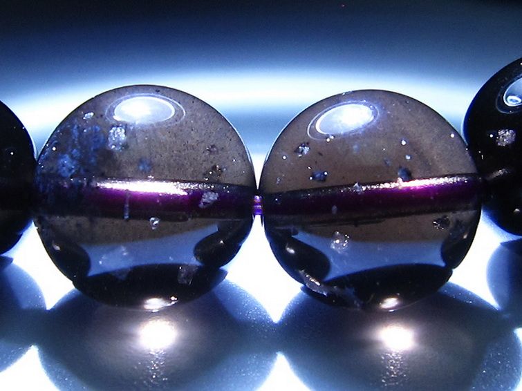 コロンビアナイト コロンビア産 天然ガラス ブレスレット 13mm [t521-2690] 3枚目