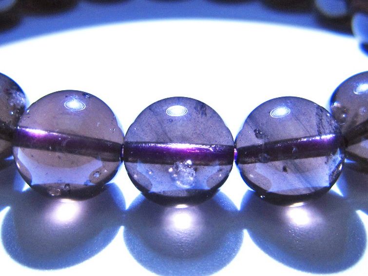 コロンビアナイト コロンビア産 天然ガラス ブレスレット 11mm [t521-2700] 3枚目