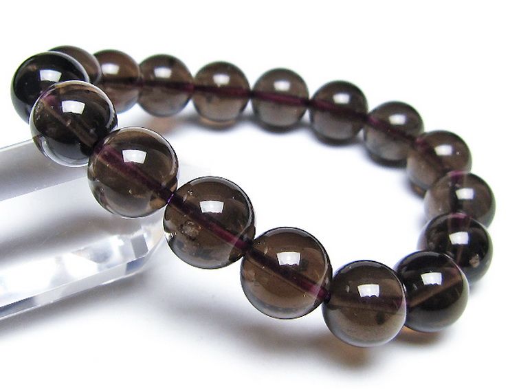 コロンビアナイト コロンビア産 天然ガラス ブレスレット 12mm [t521-2704] 1枚目