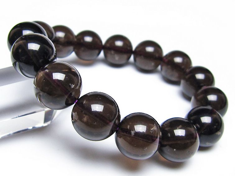 コロンビアナイト コロンビア産 天然ガラス ブレスレット 14mm [t521-2712] 1枚目