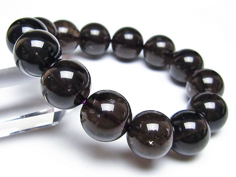 コロンビアナイト コロンビア産 天然ガラス ブレスレット 15mm [t521-2717] 1枚目