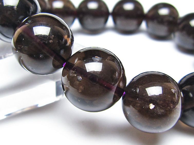 コロンビアナイト コロンビア産 天然ガラス ブレスレット 15mm [t521-2717] 2枚目