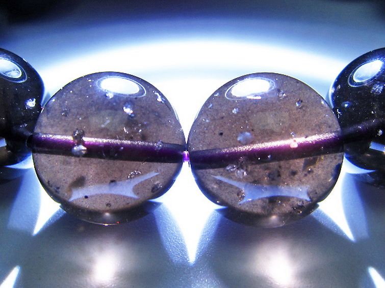 コロンビアナイト コロンビア産 天然ガラス ブレスレット 16mm [t521-2730] 3枚目