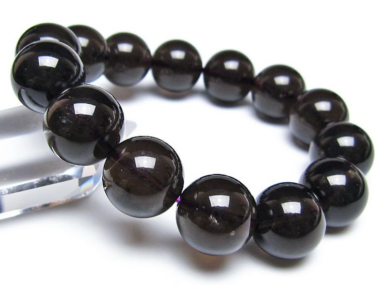 コロンビアナイト コロンビア産 天然ガラス ブレスレット 15mm [t521-2732] 1枚目