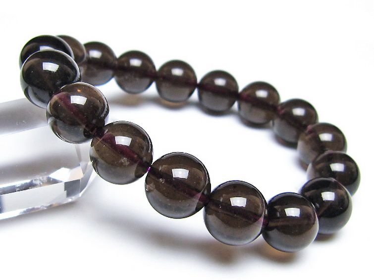 コロンビアナイト コロンビア産 天然ガラス ブレスレット 12mm [t521-2759] 1枚目