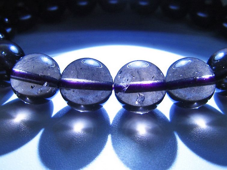 コロンビアナイト コロンビア産 天然ガラス ブレスレット 11mm [t521-2769] 3枚目