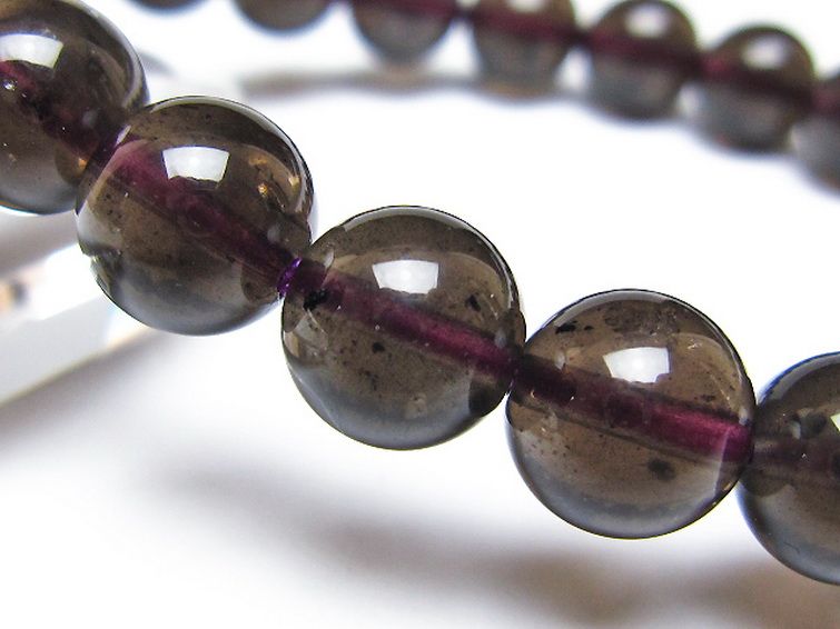 コロンビアナイト コロンビア産 天然ガラス ブレスレット 9mm [t521-2775] 2枚目