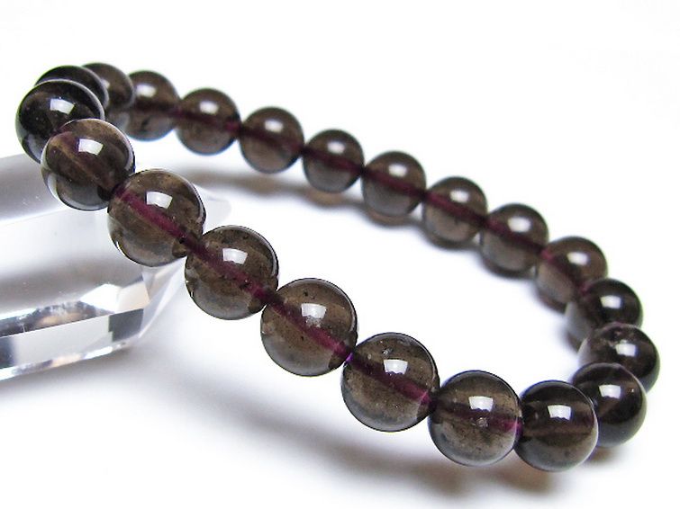 コロンビアナイト コロンビア産 天然ガラス ブレスレット 9mm [t521-2784] 1枚目