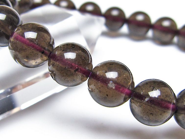 コロンビアナイト コロンビア産 天然ガラス ブレスレット 9mm [t521-2784] 2枚目