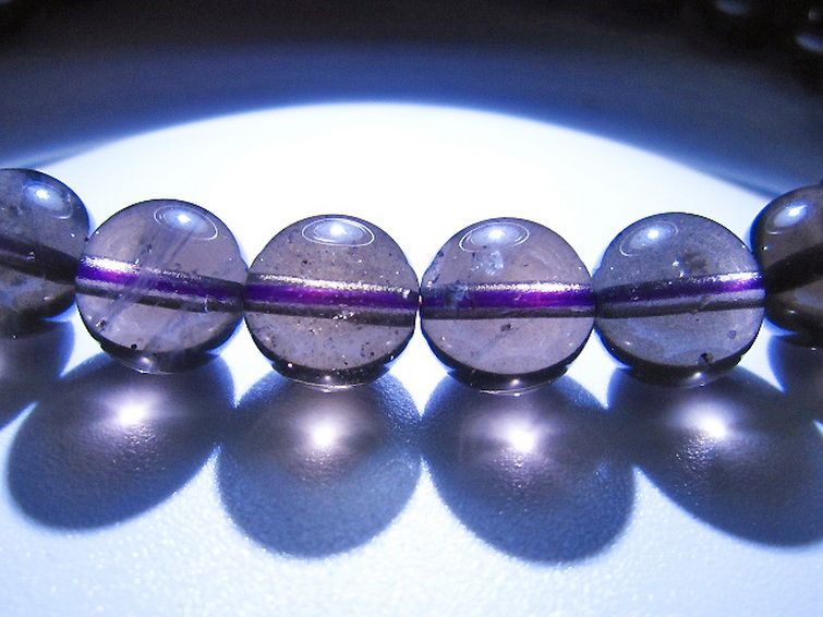 コロンビアナイト コロンビア産 天然ガラス ブレスレット 9mm [t521-2788] 3枚目