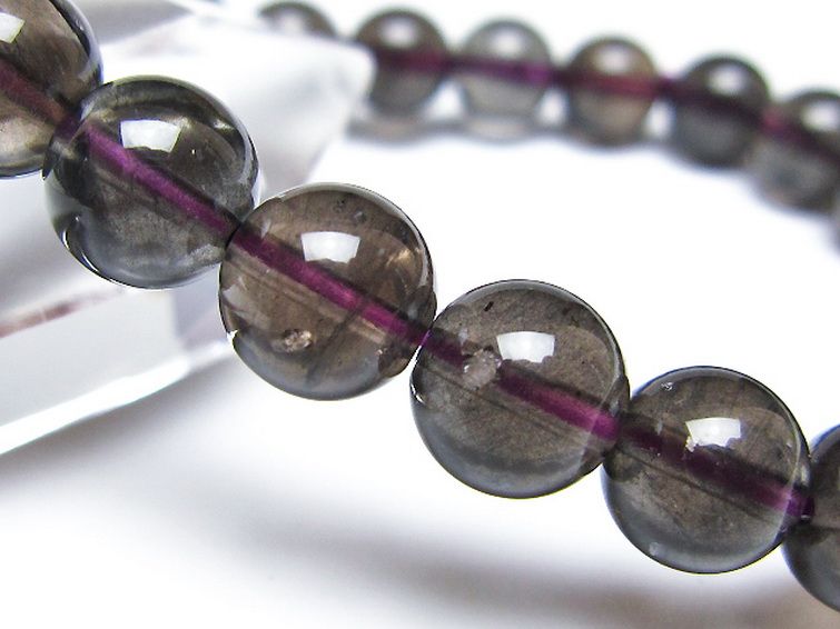 コロンビアナイト コロンビア産 天然ガラス ブレスレット 8mm [t521-2791] 2枚目