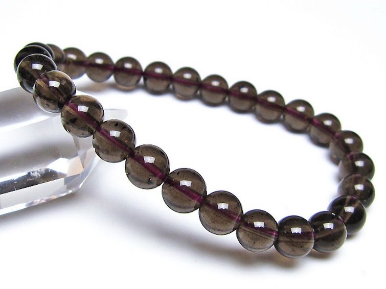 コロンビアナイト コロンビア産 天然ガラス ブレスレット 8mm [t521-2792] 1枚目