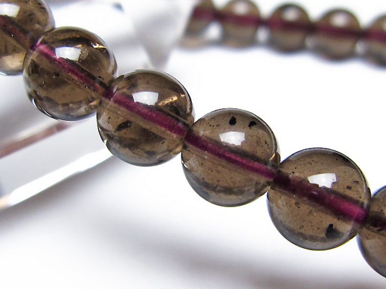 コロンビアナイト コロンビア産 天然ガラス ブレスレット 8mm [t521-2792] 2枚目