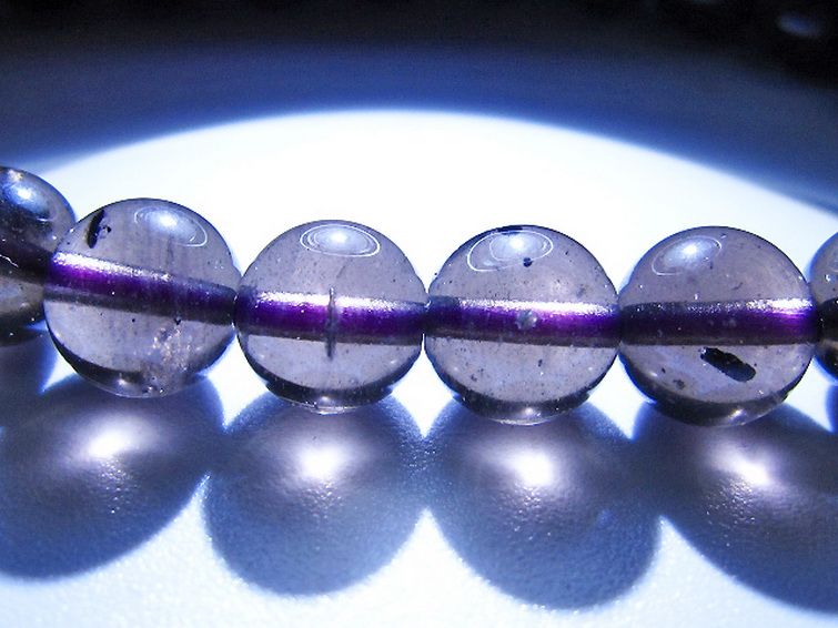 コロンビアナイト コロンビア産 天然ガラス ブレスレット 8mm [t521-2796] 3枚目