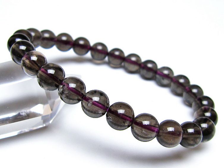 コロンビアナイト コロンビア産 天然ガラス ブレスレット 8mm [t521-2798] 1枚目