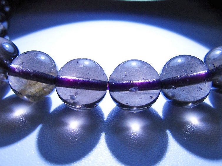 コロンビアナイト コロンビア産 天然ガラス ブレスレット 9mm [t521-2802] 3枚目