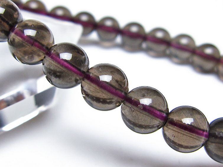 コロンビアナイト コロンビア産 天然ガラス ブレスレット 7mm [t521-2805] 2枚目