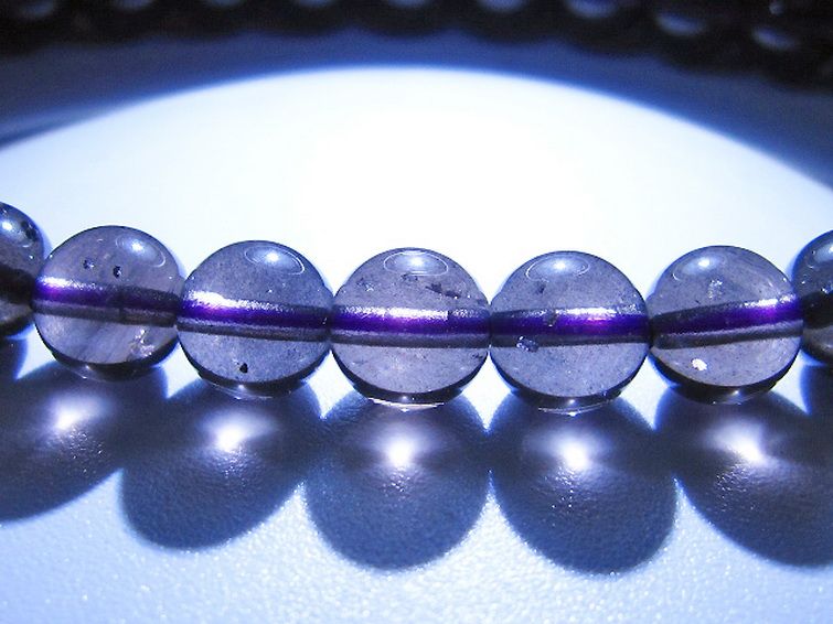 コロンビアナイト コロンビア産 天然ガラス ブレスレット 7mm [t521-2805] 3枚目