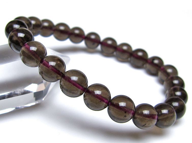 コロンビアナイト コロンビア産 天然ガラス ブレスレット 8mm [t521-2810] 1枚目