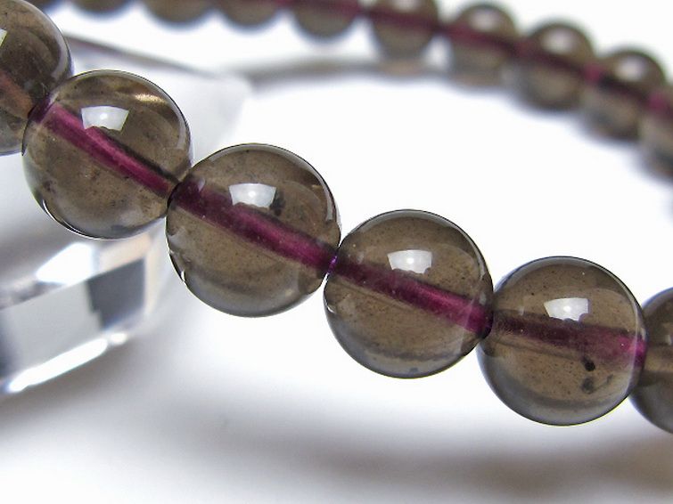 コロンビアナイト コロンビア産 天然ガラス ブレスレット 8mm [t521-2810] 2枚目