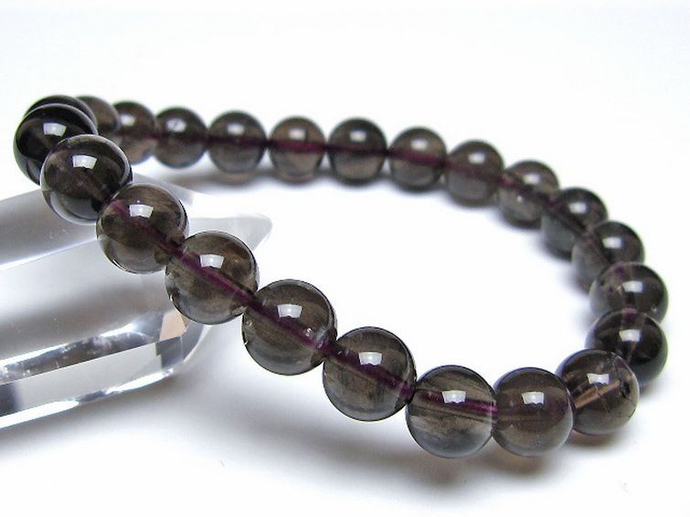 コロンビアナイト コロンビア産 天然ガラス ブレスレット 9mm [t521-2812] 1枚目