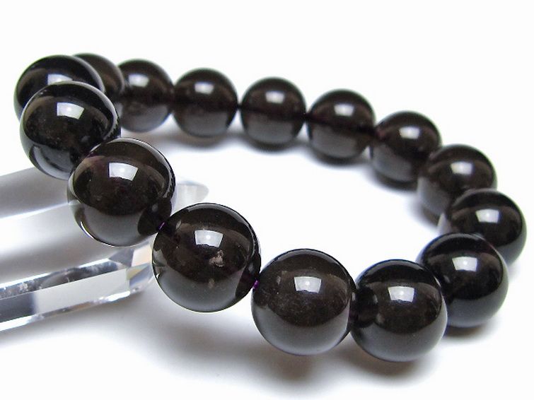 コロンビアナイト コロンビア産 天然ガラス ブレスレット 15mm [t521-2820] 1枚目