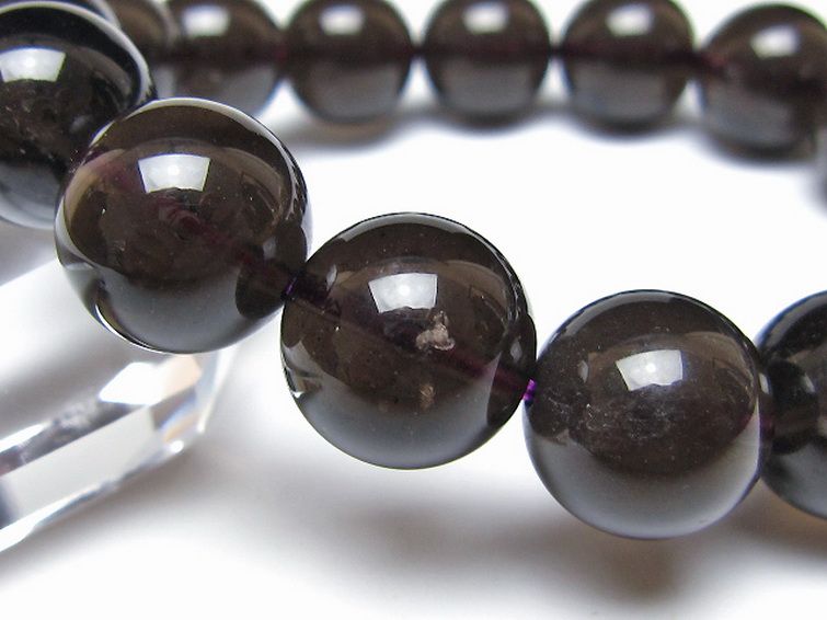 コロンビアナイト コロンビア産 天然ガラス ブレスレット 15mm [t521-2820] 2枚目