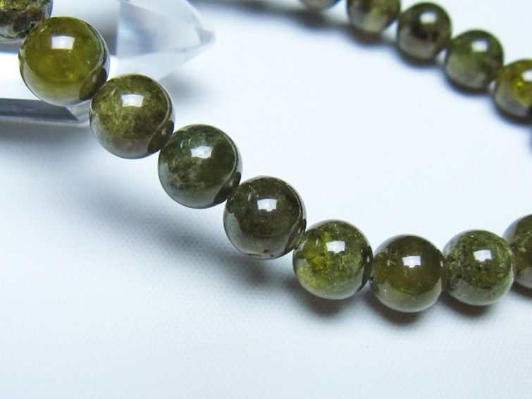 ツァボライト ブレスレット 8mm [t523-1891] 3枚目