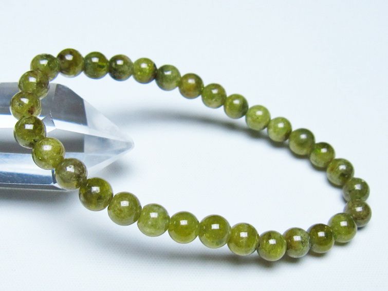 ツァボライト ブレスレット 6mm [t523-1934] 1枚目