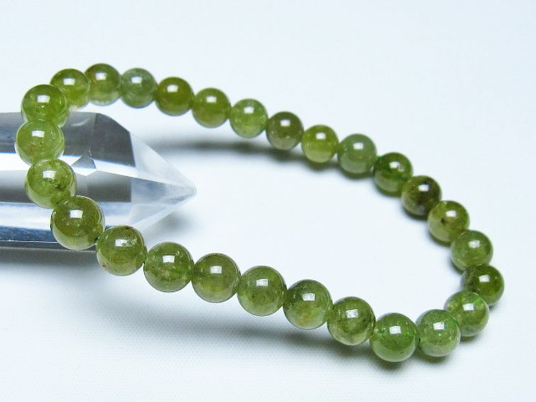 ツァボライト ブレスレット 7mm [t523-1937] 1枚目