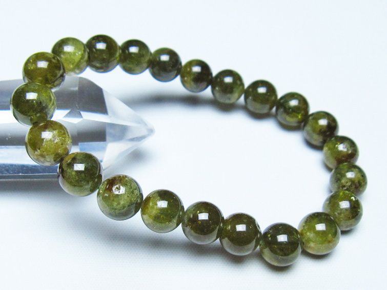 ツァボライト ブレスレット 9mm [t523-1967] 1枚目