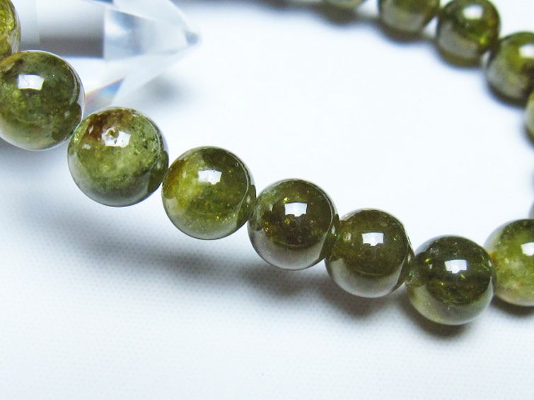 ツァボライト ブレスレット 9mm [t523-1967] 3枚目