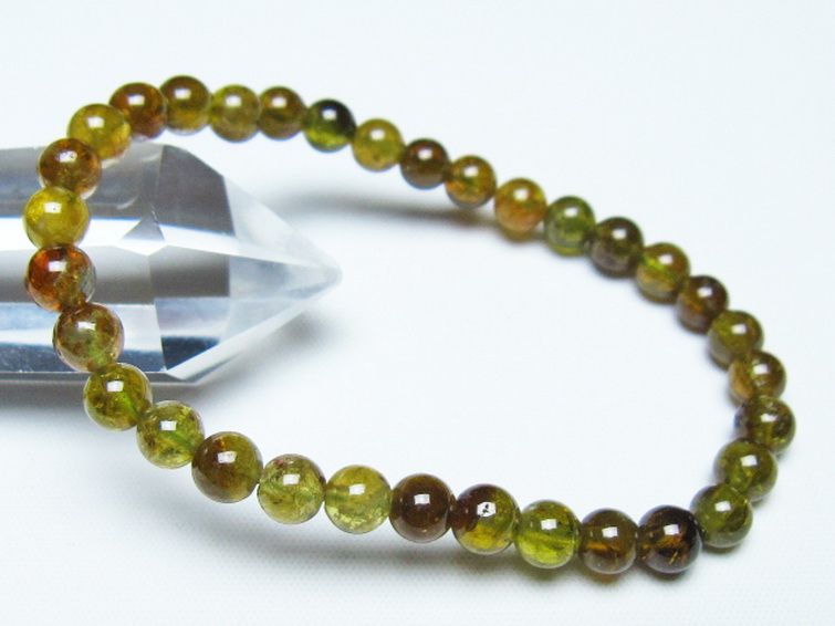 ツァボライト ブレスレット 6mm [t523-1971] 1枚目