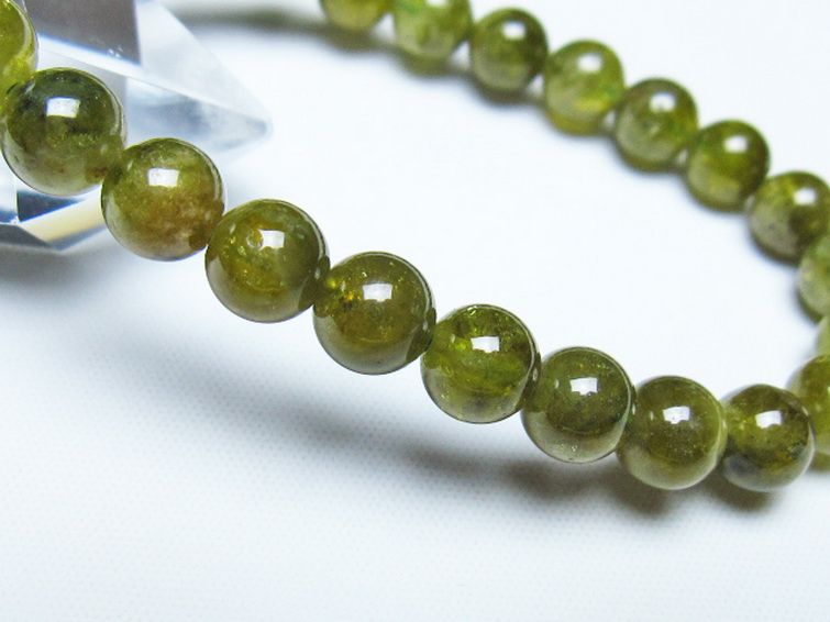 ツァボライト ブレスレット 7mm [t523-1984] 3枚目