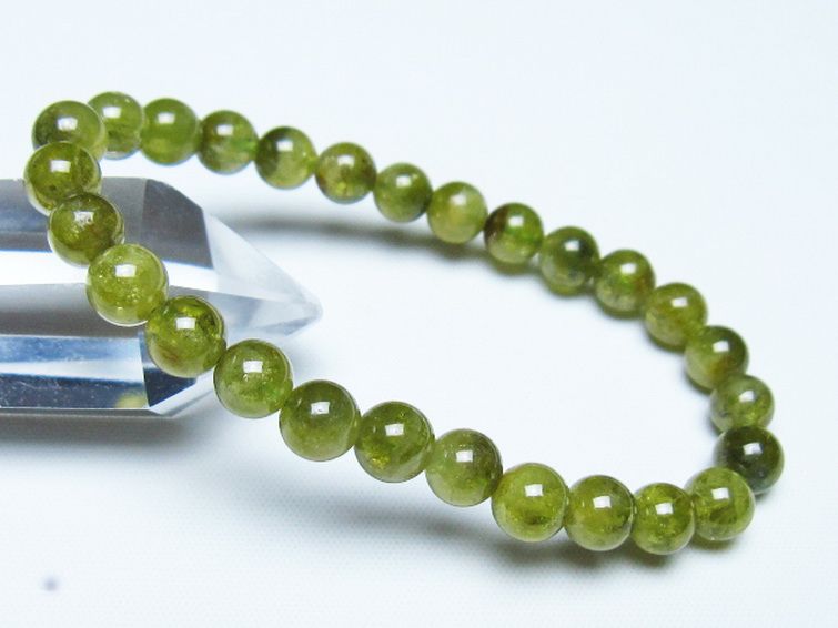 ツァボライト ブレスレット 7mm [t523-1985] 1枚目