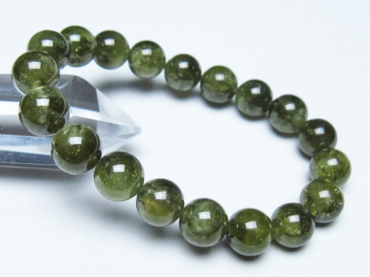 ツァボライト ブレスレット 10mm [t523-1993] 1枚目
