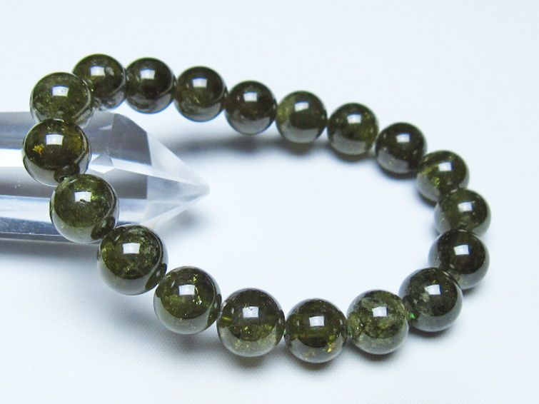 ツァボライト ブレスレット 10mm [t523-2009] 1枚目