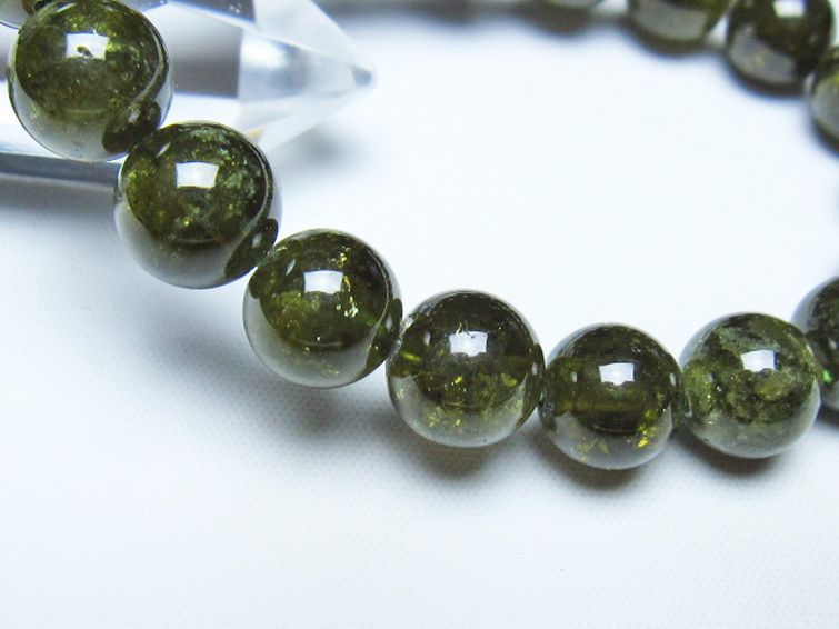 ツァボライト ブレスレット 10mm [t523-2009] 3枚目