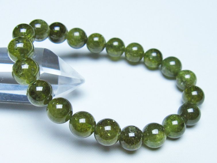 ツァボライト ブレスレット 9mm [t523-2018] 1枚目