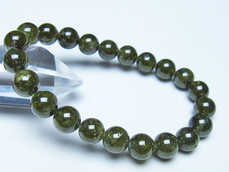 ツァボライト ブレスレット 9mm [t523-2019] 1枚目
