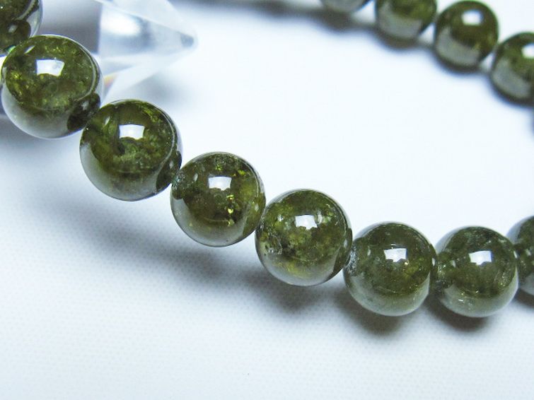 ツァボライト ブレスレット 9mm [t523-2019] 3枚目
