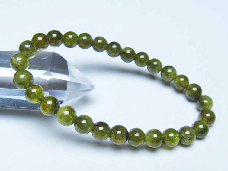 ツァボライト ブレスレット 7mm [t523-2022] 1枚目