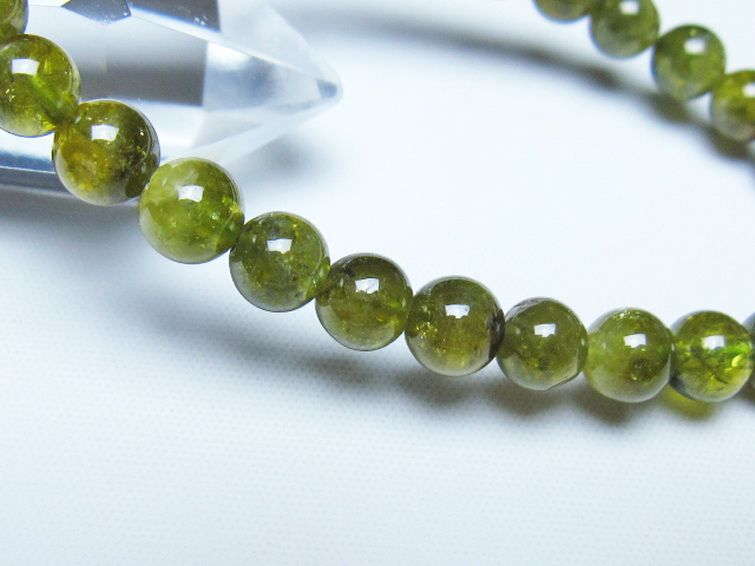 ツァボライト ブレスレット 7mm [t523-2022] 3枚目