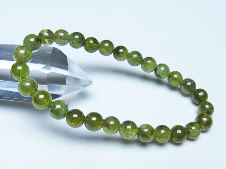 ツァボライト ブレスレット 7mm [t523-2026] 1枚目