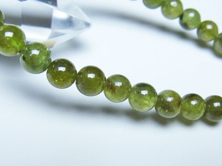 ツァボライト ブレスレット 7mm [t523-2026] 3枚目