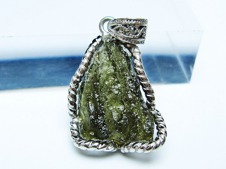 モルダバイト ペンダント [T525-2257] 2枚目