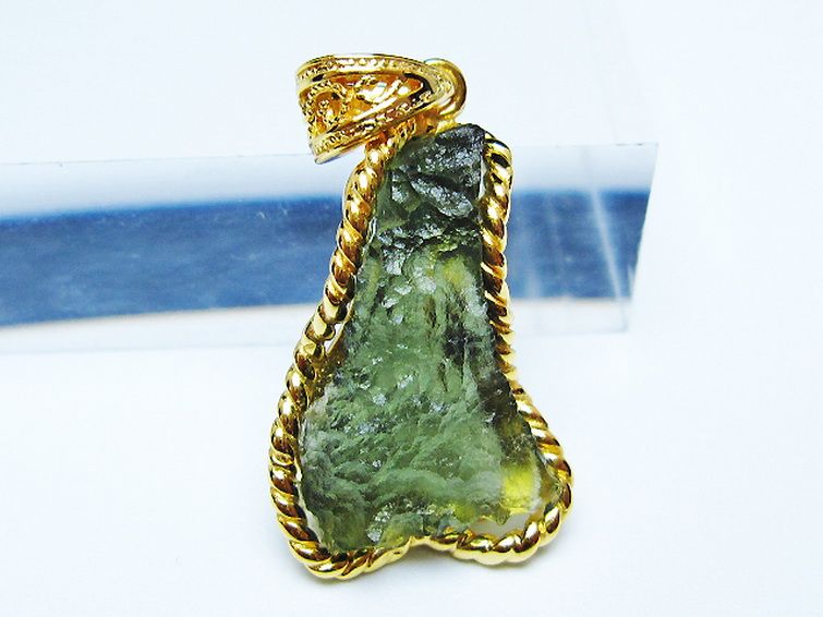 モルダバイト ペンダント [T525-2262] 2枚目