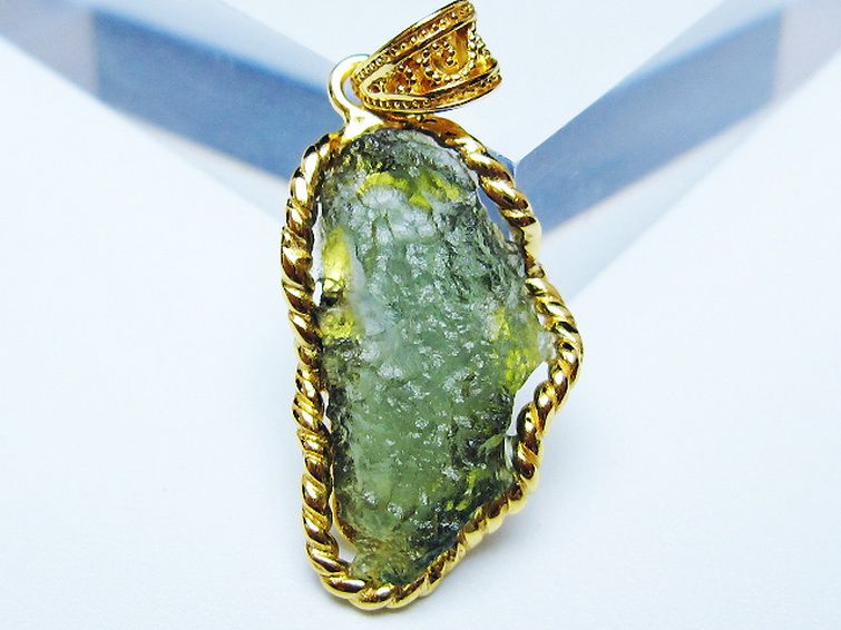 モルダバイト ペンダント [T525-2263] 2枚目